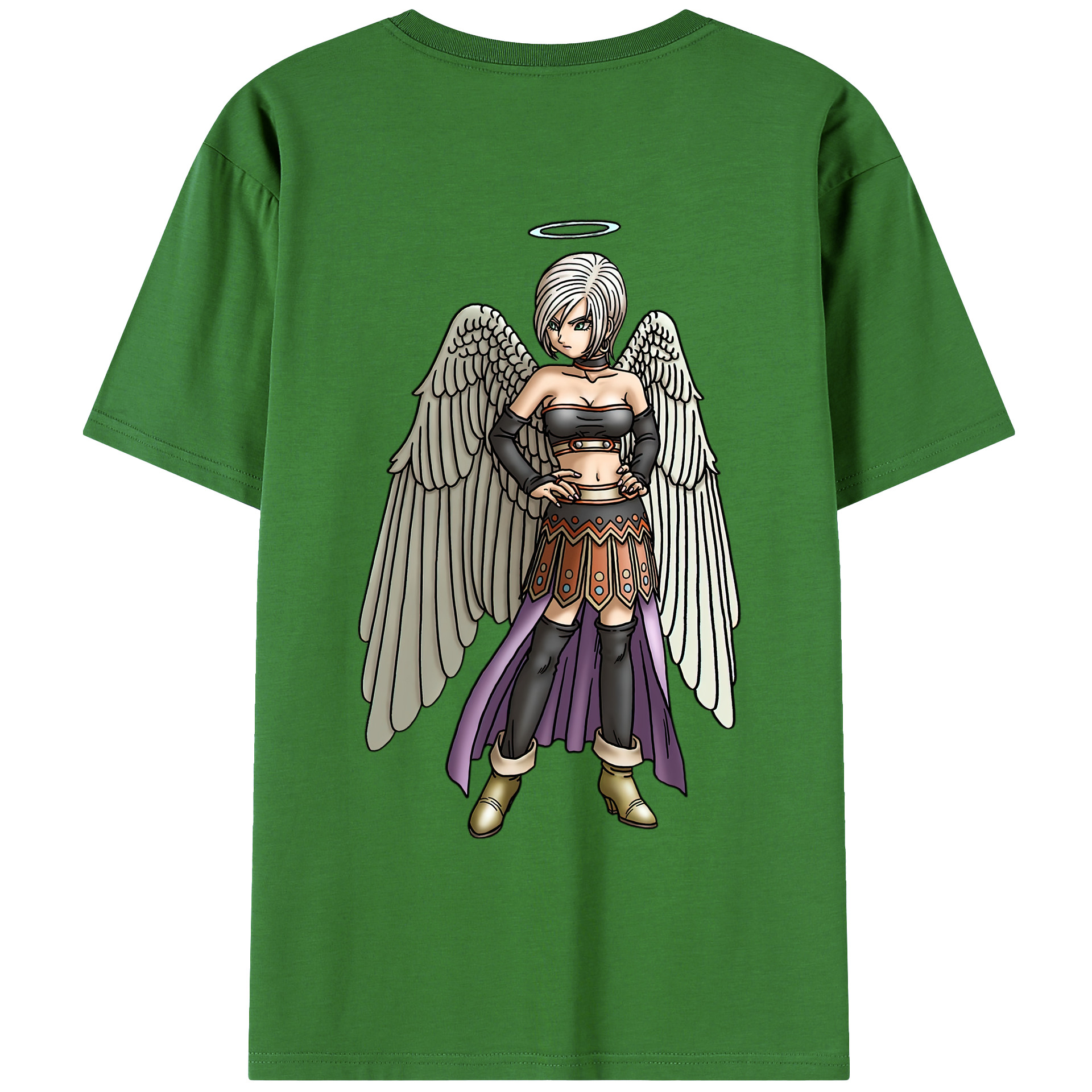 （画像用） ドラゴンクエスト Doragon Kuesuto Dragon Quest レディース半袖Tシャツ(バックプリント)